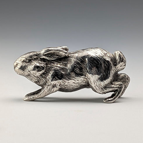 1980 British Vintage Sterling Silver Rabbit Miniature Figurine 50g BSE Products